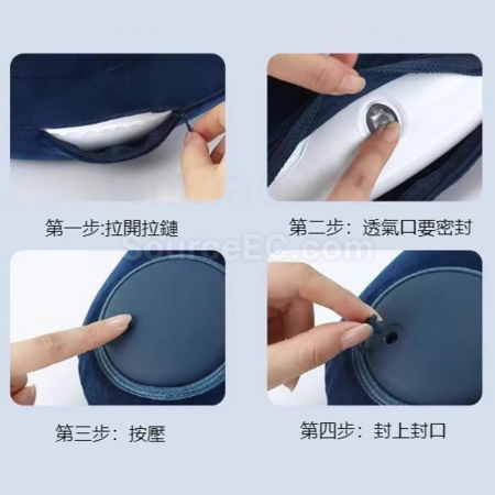 客製化按壓充氣U型頸枕禮品
