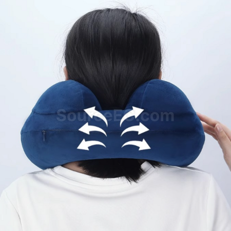 客製化按壓充氣U型頸枕禮品