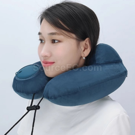 客製化按壓充氣U型頸枕禮品