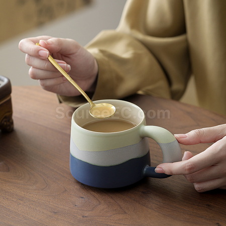 客製化釉畫三彩馬克杯杯禮品