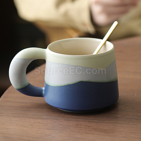 客製化釉畫三彩馬克杯杯禮品