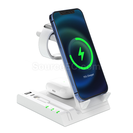 客製化六合一無線充電支架座禮品