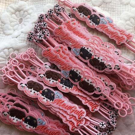 客製化刺繡手環手鏈禮品