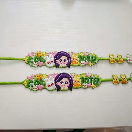 客製化刺繡手環手鏈禮品