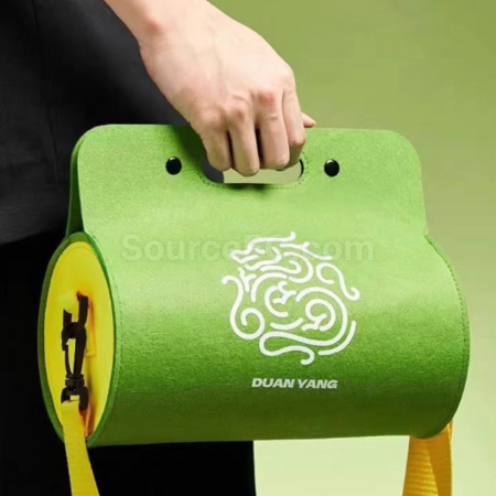 客製化圓筒手提毛氈包禮品