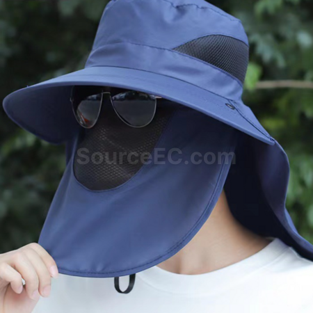 客製化全方位防曬一體帽禮品