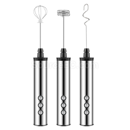 客製化充電三頭手持打奶器禮品