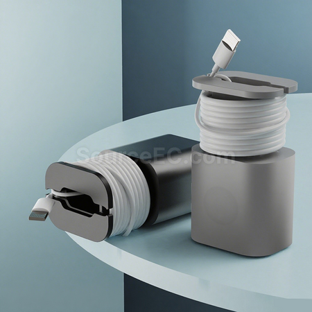 客製化充電器保護套繞線器禮品