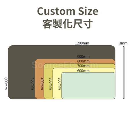 客製化滴膠防滑毛氈桌墊禮品