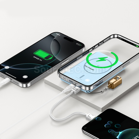 客製化超薄磁吸無線行動電源禮品