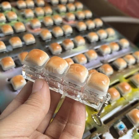 客製化焦糖麵包指尖減壓按鍵禮品