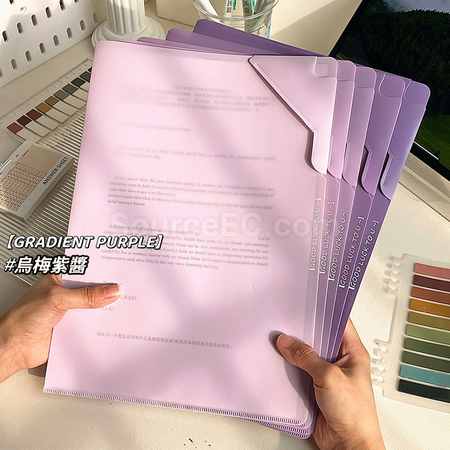 客製化A4擋片資料夾禮品