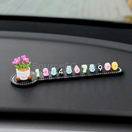 客製化立體公仔簡單款汽車號碼牌禮品