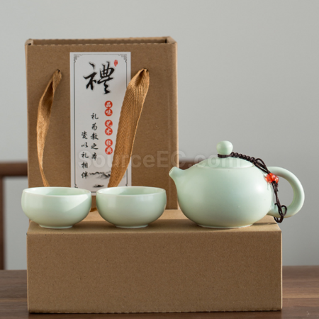 客製化便攜旅行陶瓷茶具套裝禮品