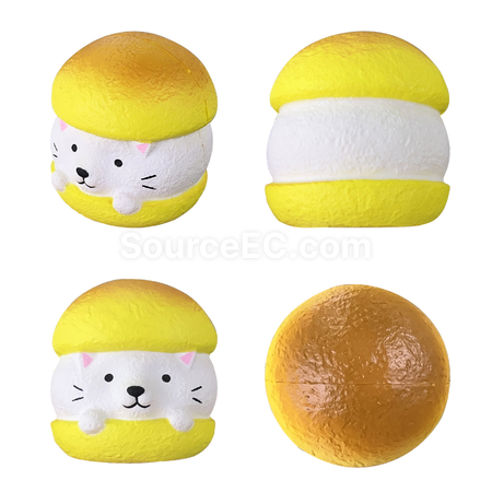 客製化漢堡壓力球禮品
