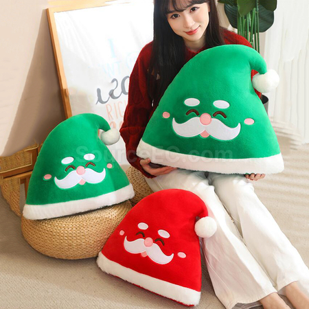 客製化聖誕帽抱枕禮品