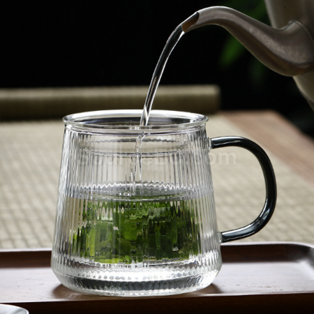 客製化玻璃茶水分離泡茶杯禮品