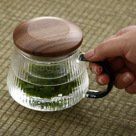 客製化玻璃茶水分離泡茶杯禮品