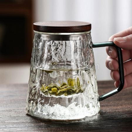 客製化玻璃茶水分離泡茶杯禮品