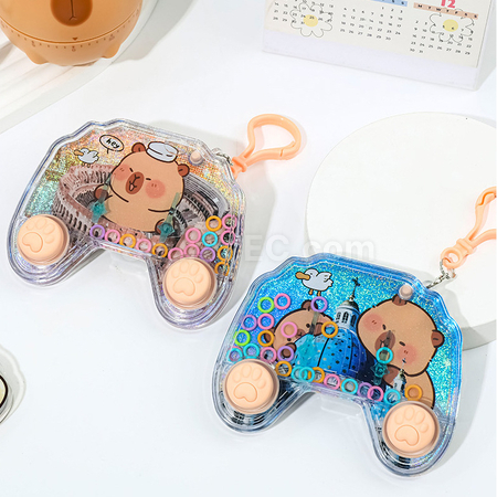 客製化卡皮巴拉套圈減壓遊戲機禮品