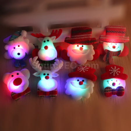 客製化LED聖誕胸章禮品