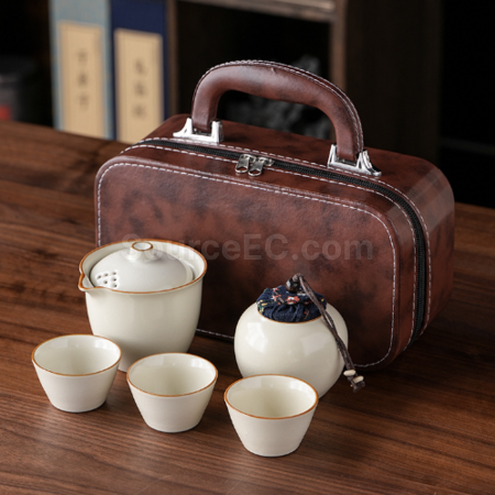 客製化汝窯旅行茶具套裝禮品