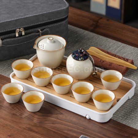 客製化汝窯旅行茶具套裝禮品