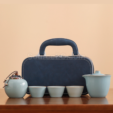 客製化汝窯旅行茶具套裝禮品