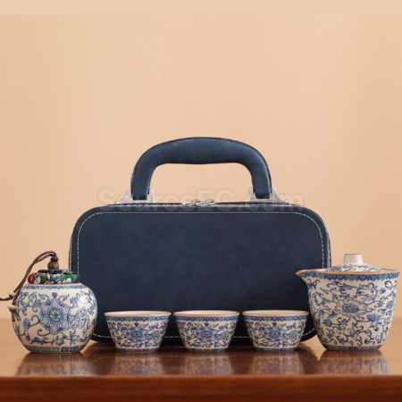客製化汝窯旅行茶具套裝禮品