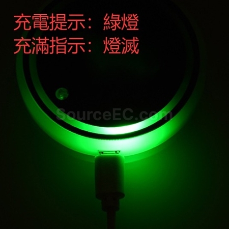 客製化充電款發光杯墊禮品