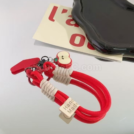 客製化蘋果吊墜手機掛繩禮品