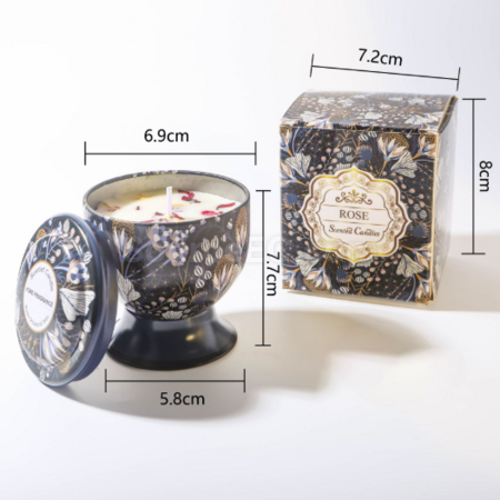 客製化高腳杯乾花香薰蠟燭（可做禮盒）禮品