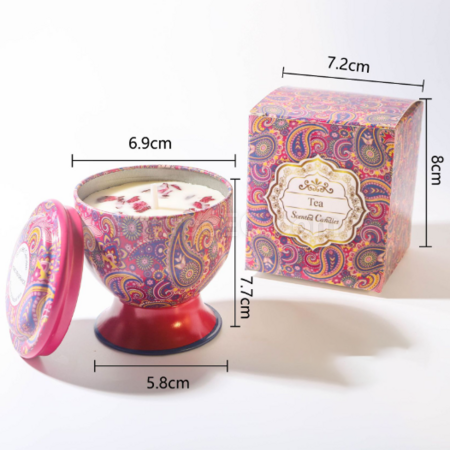 客製化高腳杯乾花香薰蠟燭（可做禮盒）禮品