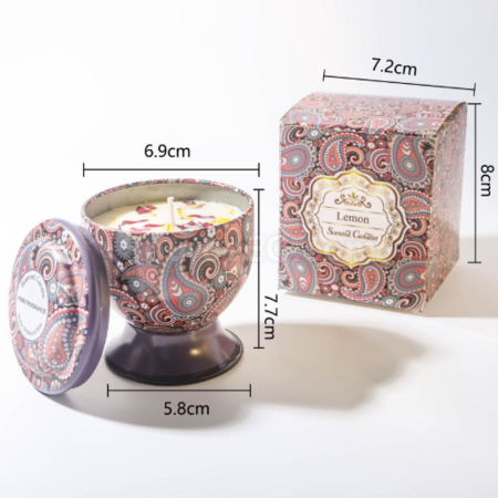 客製化高腳杯乾花香薰蠟燭（可做禮盒）禮品
