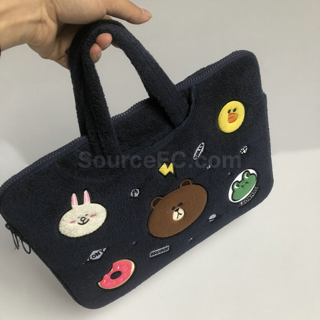 客製化毛絨電腦包禮品