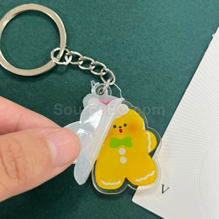 客製化聖誕壓克力鑰匙扣禮品