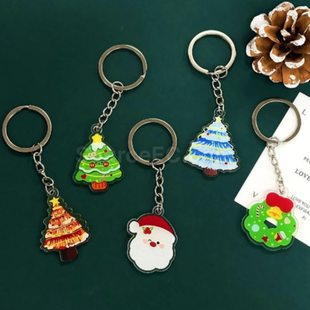 客製化聖誕壓克力鑰匙扣禮品