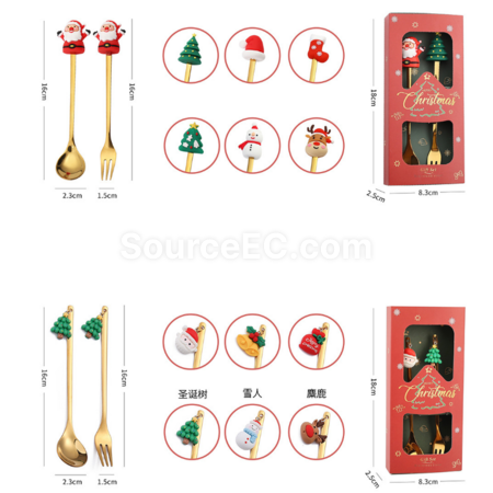 客製化聖誕節餐具套裝禮品