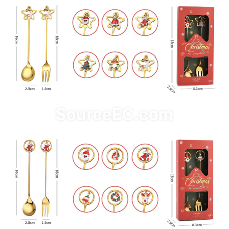 客製化聖誕節餐具套裝禮品