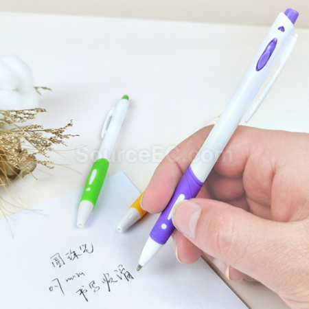 客製化糖果色按動原子筆禮品
