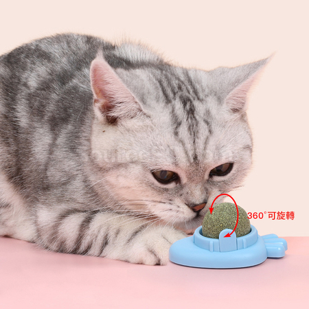 客製化貓咪貓薄荷旋轉球禮品