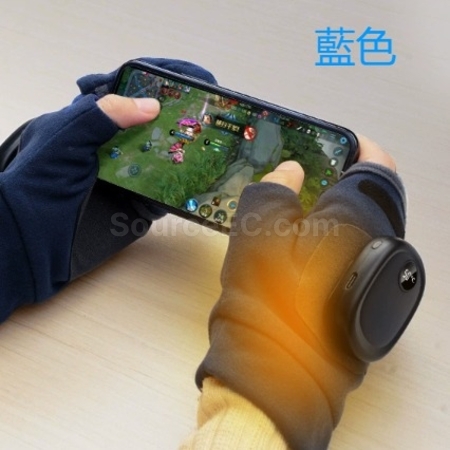客製化石墨烯發熱便攜式冬季暖手寶寶手套（一對裝）禮品