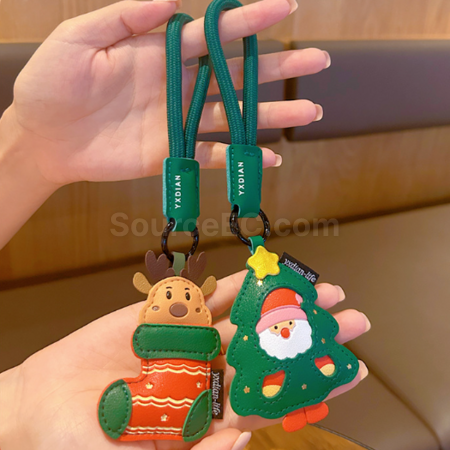 客製化聖誕鑰匙扣掛件禮品