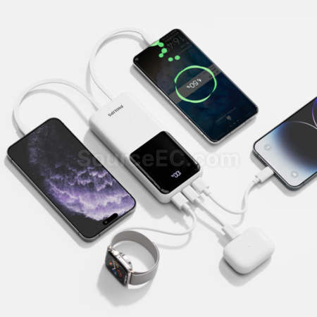 客製化Philips/PHILIPS 自備雙線行動電源禮品