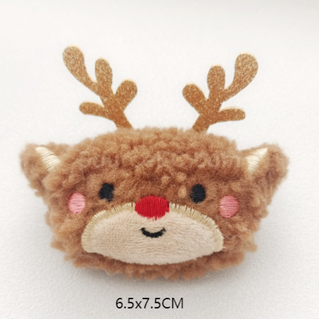 客製化聖誕毛絨胸針/掛件禮品