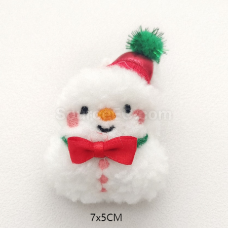 客製化聖誕毛絨胸針/掛件禮品