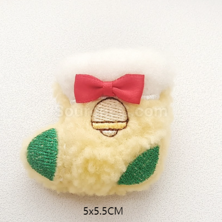 客製化聖誕毛絨胸針/掛件禮品