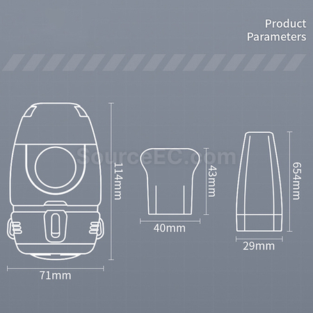 客製化迷你火箭吸塵器禮品