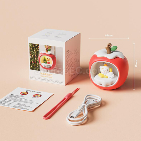 客製化蘋果屋小夜燈禮品