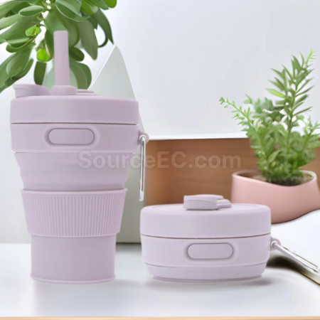 客製化便攜式伸縮折疊水杯禮品